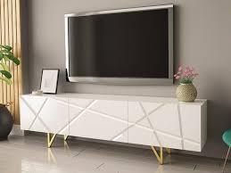 hoogglans wit tv meubel