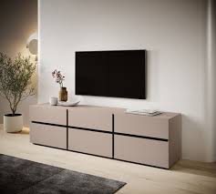 beige tv meubel