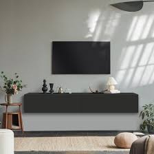 tv meubel zwart 200 cm