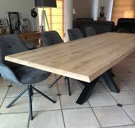 massief eiken tafel