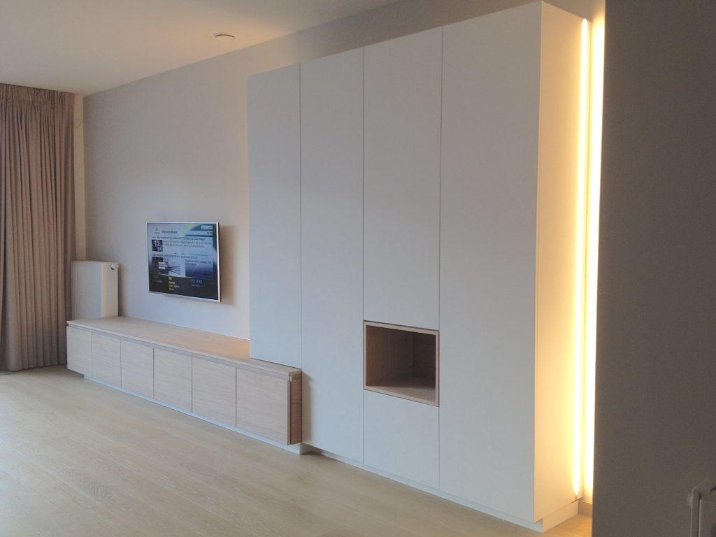 moderne kasten woonkamer