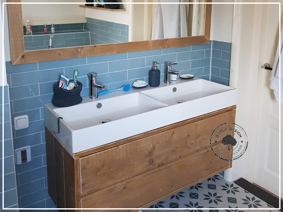 steigerhout badkamermeubel