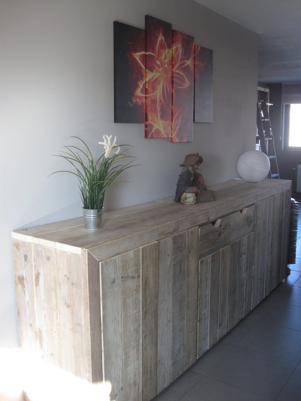 steigerhout dressoir