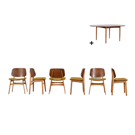 vintage eetkamerstoelen