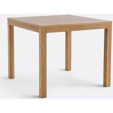 vierkante houten tafel