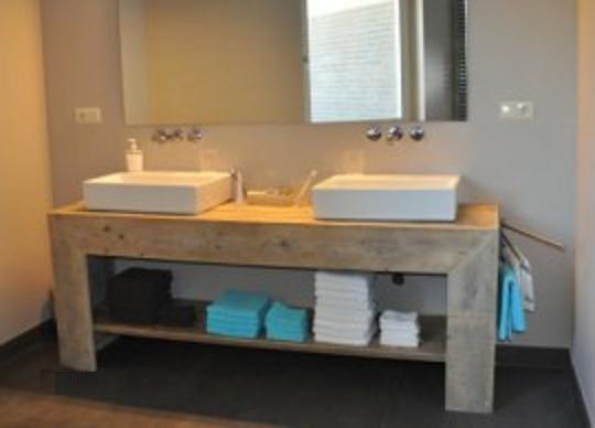 badkamer steigerhout