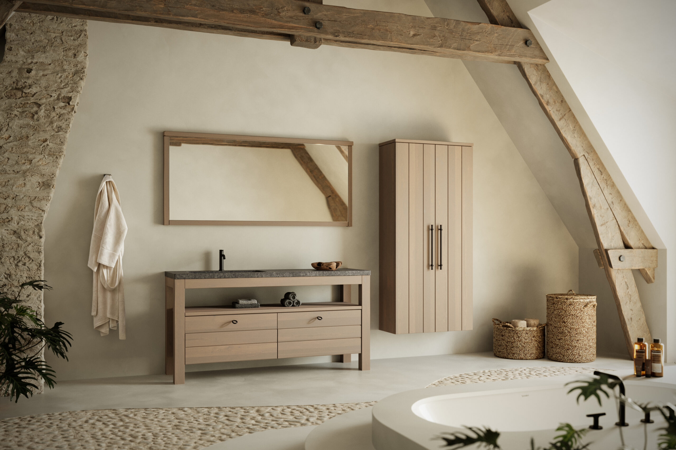 badkamer meubel hout