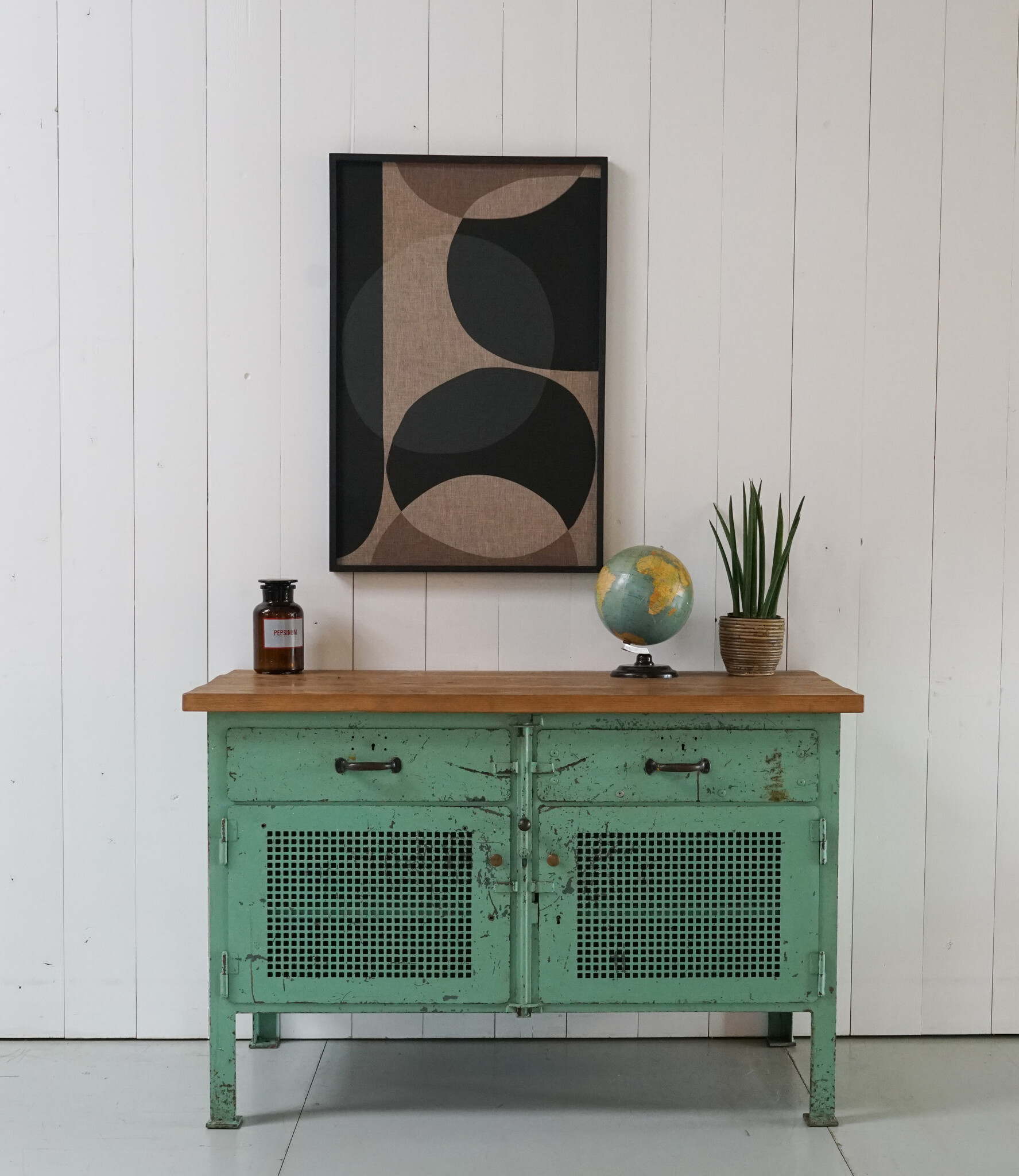 industrieel dressoir metaal