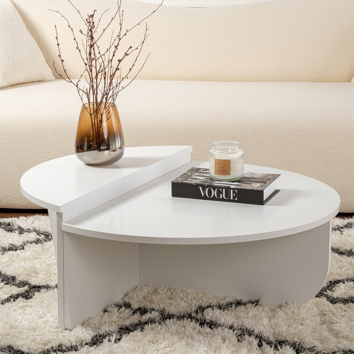 salontafel wit hout