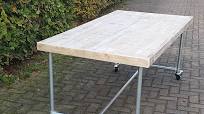 steigerhouten tafel op maat