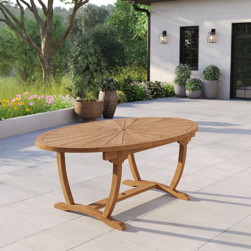 teak houten tuinset