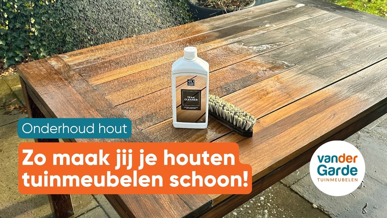 teak tuinmeubelen onderhoud