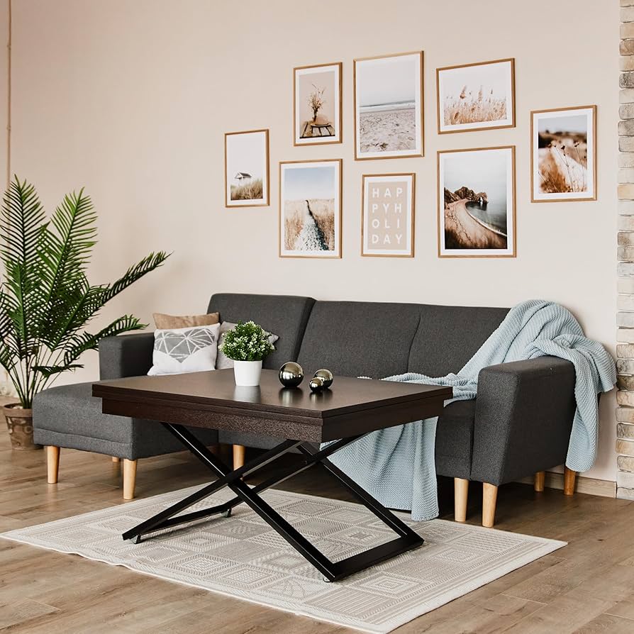 verstelbare salontafel eettafel